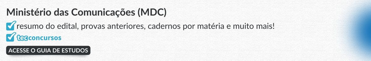 Guia de estudos para o concurso MDC 2022