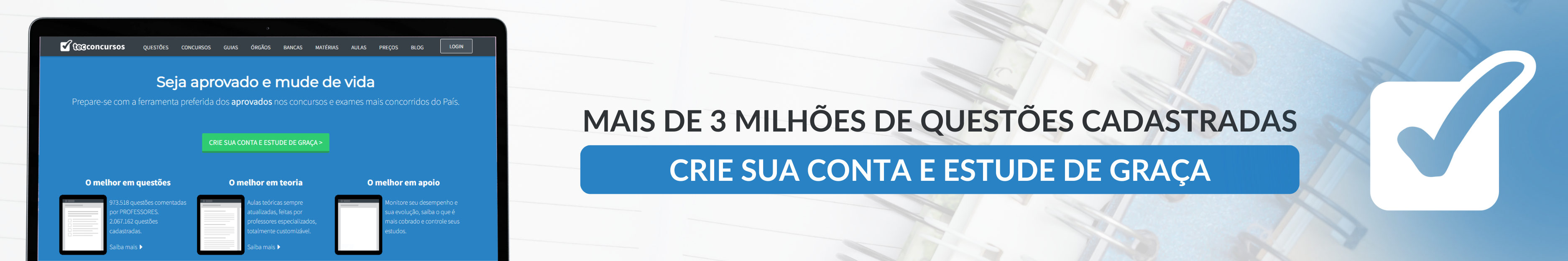 Banner da Assinatura do Tec Concursos
