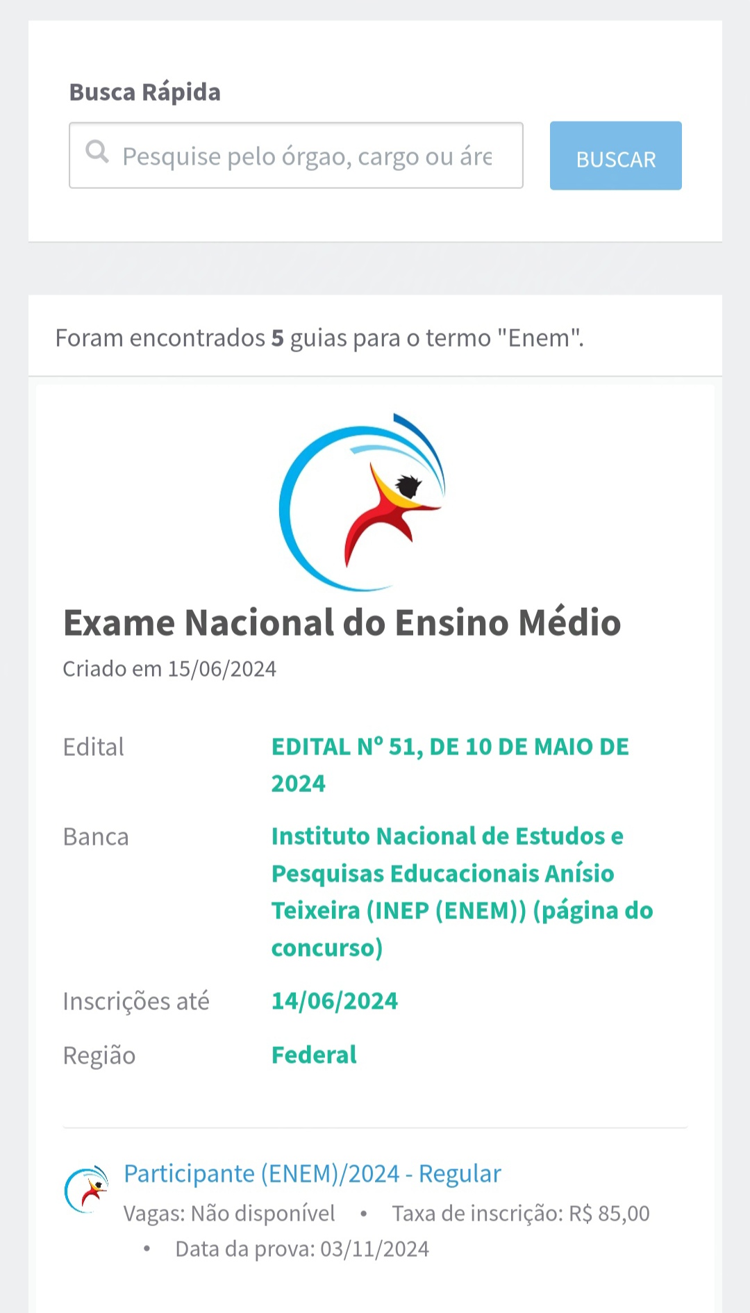 App para estudar para o Enem; Guias de Estudo do TEC